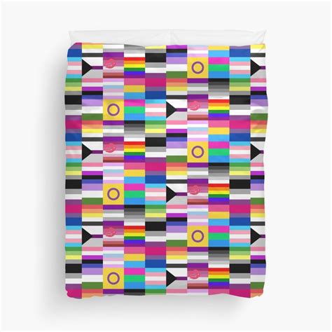 Lgbt Pride Flags Collage Duvet Cover For Sale By Scottykat Redbubble