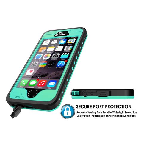 Punkcase Studstar Teal Apple Iphone 5s5 Waterproof Case Punkcase