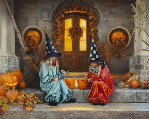Halloween Sweetness Painting By Greg Olsen Fine Art America
