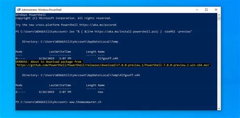 How To Install And Update Powershell 7 Thomas Maurer Vrogue