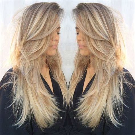 18 beautiful long layered haircuts