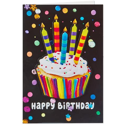 Cupcake Sprinkles Musical Birthday Card - Greeting Cards - Hallmark