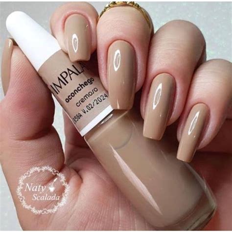 Esmalte Impala Cor Bege Nude Aconchego Shopee Brasil