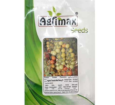 Tomato Vegetable Seeds Mai Sherry F1 Hybrid By Agrimax Spain Buy