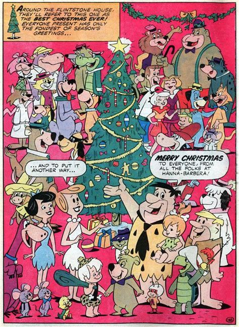 Hanna Barbera Holiday Cartoon Flintstone Christmas Flintstones