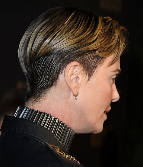 Charlize Theron Slicked Her Bowl Haircut To The Side And Made It Look
