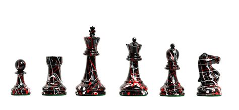 The Fischer Spassky Artisan Series Chess Pieces | Quality Games TX
