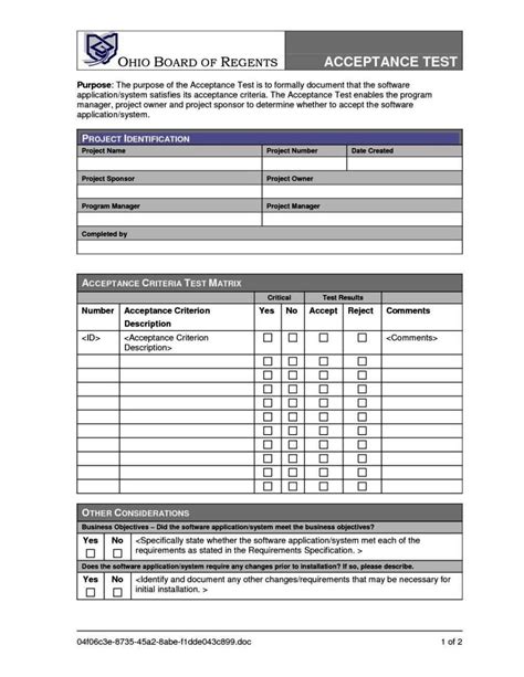 user acceptance form template sampletemplatess