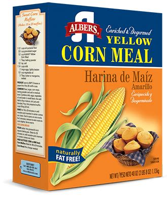 Maize (corn) is a major crop in the us and the southern states in particular use cornmeal (which is the product of ground, dried maize) to make a wide variety of dishes, including cornbread. Albers Corn and Grits Products