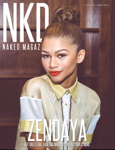 Zendaya Coleman For Naked Magazine Styles In Katty Xiomara Donovan Moore Fashion Book