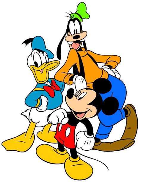 Mickey Con Pluto Y Con Donald Colorear Mickey Mouse M