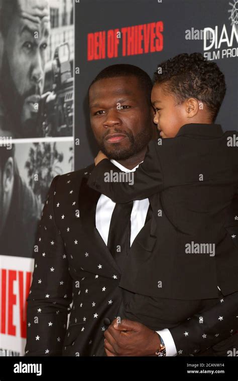 Los Angeles Jan 17 Curtis Jackson 50 Cent Sire Jackson At The Den