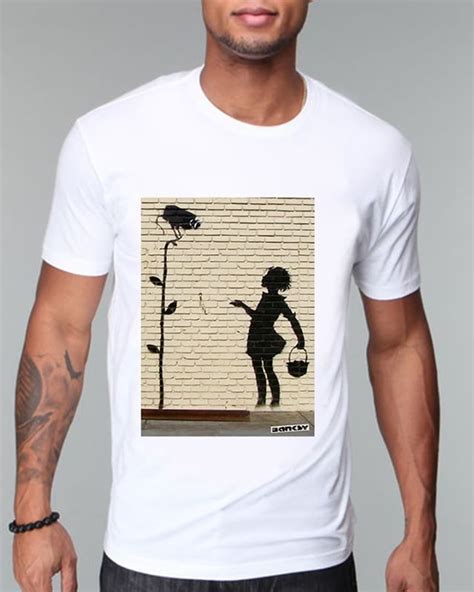 Pin On Banksy Art Men T Shirts