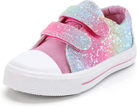 K Komforme Kids Canvas Shoes Colorful Glitter Children Sneaker Toddler