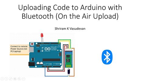 Arduino Code Upload Through Bluetooth On The Air Upload Youtube