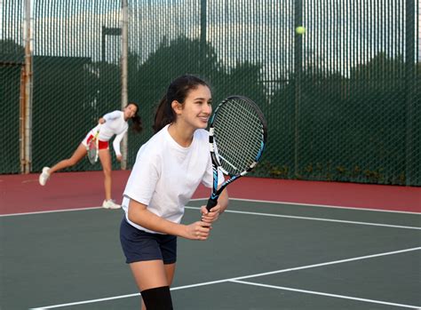 Girls Playing Tennis King Daddy Sports