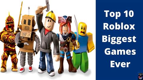 Roblox Top 10 Roblox Biggest Games Ever 10 Best Roblox Games 2020