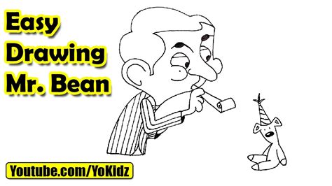 Amzn.to/2f8d0vu drawing paper size 2. How to draw Mr Bean Cartoon - YouTube