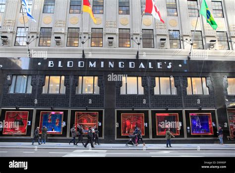 Bloomingdales Department Store Midtown Manhattan New York City Stock