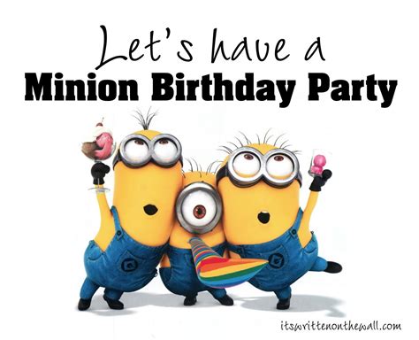 Printable Minions Happy Birthday