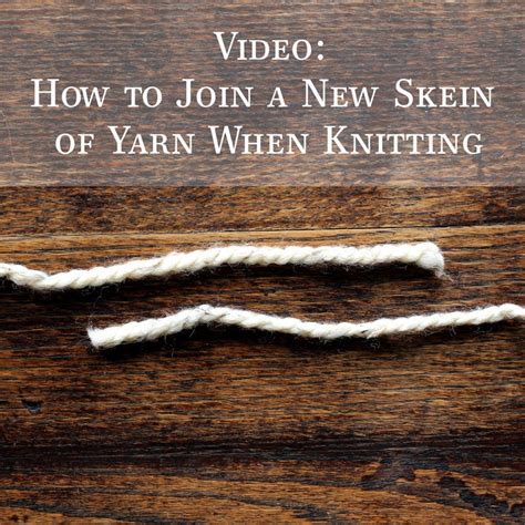 Joining a new ball or skein of yarn correctly is as important to the appearance of your crochet work as the actual stitches. Video: How to Join a New Skein of Yarn when Knitting ...