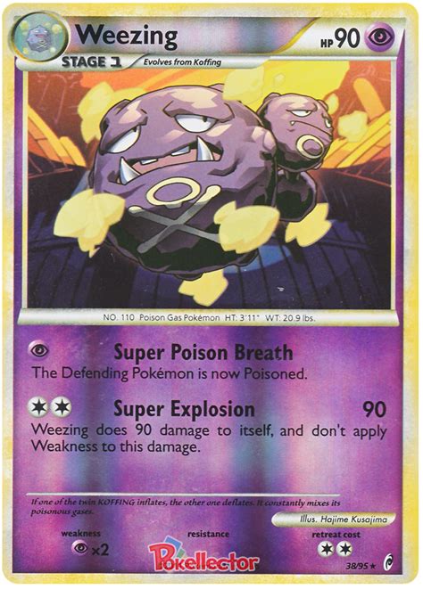 Weezing Call Of Legends 38 Pokemon Card