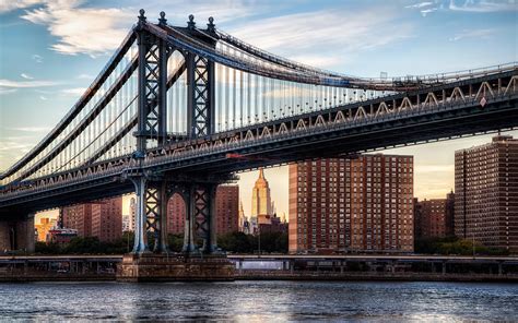 New York City Manhattan Bridge Wallpapers Wallpaper Cave