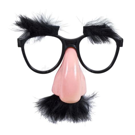 Glasses With Mustache And Eyebrows Stock Image Image Of Magnify Lens