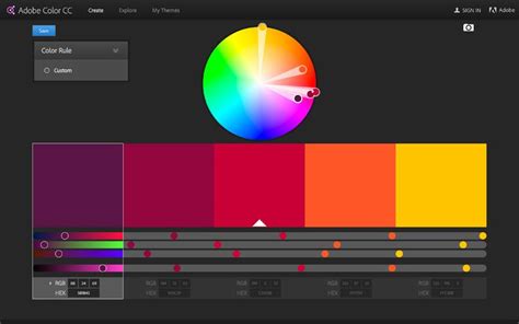 If you find a color you like but don't like the whole scheme you can lock. Color wheel, a color palette generator | Color palette ...