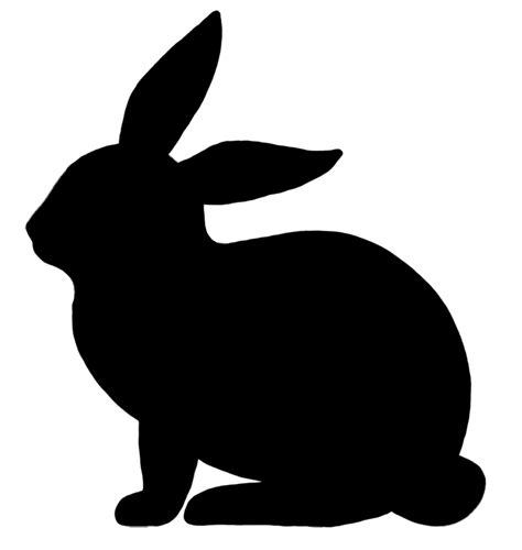 silhouette bunny clip art at clker com vector clip art online vrogue