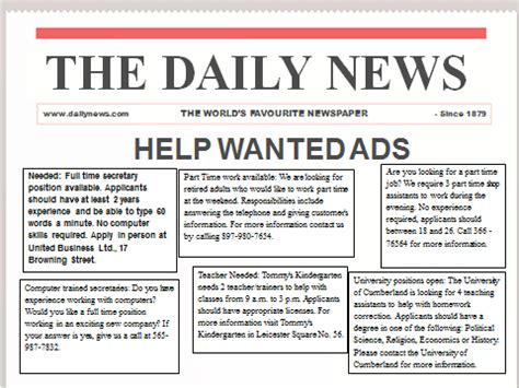 Social media planner, logo designer freelance, job wanted ad example