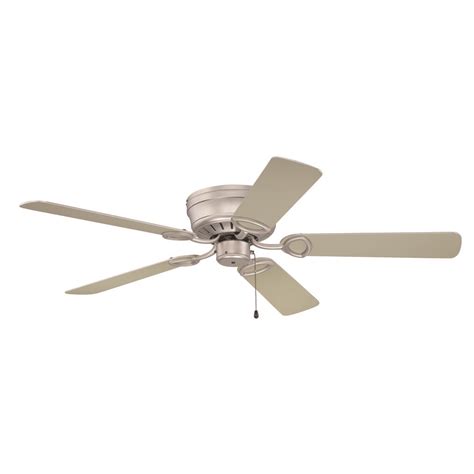 Quiet no light ceiling fan for bedroom 2. Craftmade Lighting Pro Universal Hugger Brushed Satin ...