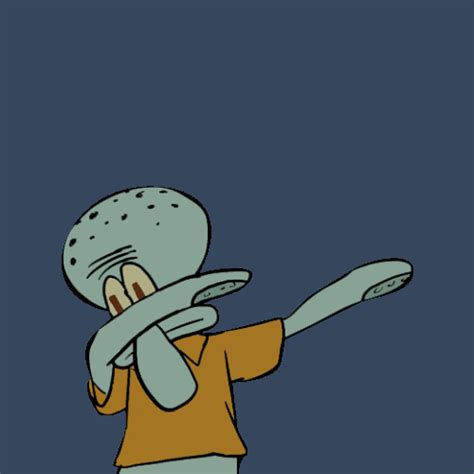 Dabbing Squidward S Find And Share On Giphy