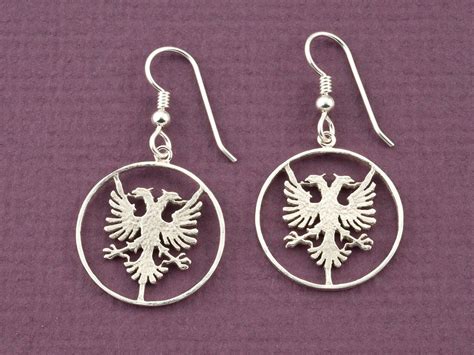The Difference | Silver Albanian Eagle Earrings, Albanian Earrings ...