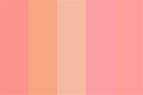 So, in a color code, there are 3 bytes (24 bits). millennial pink Color Palette
