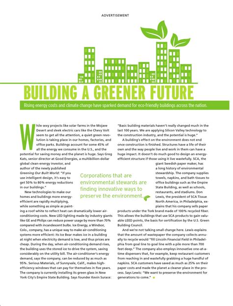 Building A Greener Future Fortune Media