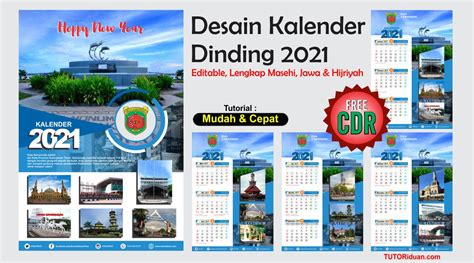 Aneka Model Desain Kalender Dinding 2022 Free Cdr By Kang Ejasa