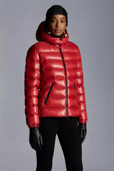 Ruby Red Bady Short Down Jacket Short Down Jackets For Women Moncler Se