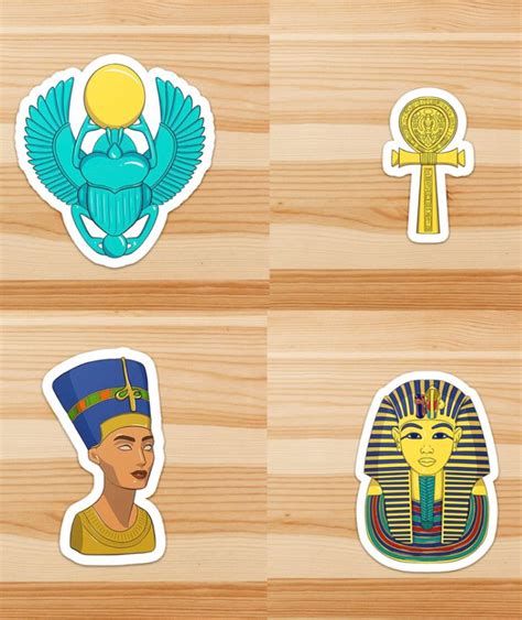 Sticker Set Ancient Egypt Cute Stickers Ancient Egyptian Symbols Preppy Stickers