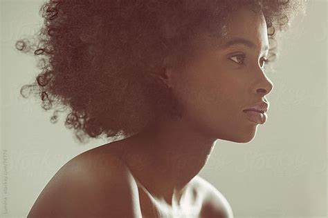 Beauty Portrait Of A Young African Woman By Stocksy Contributor