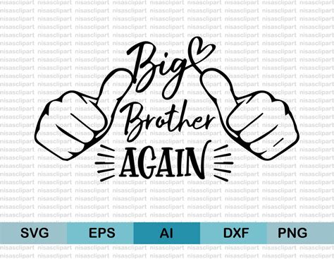 Big Brother Again SVG Big Brother SVG Dxf And Png Instant Etsy