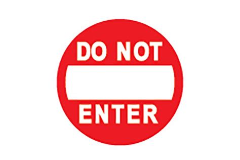 Do Not Enter Sign Ultraplay