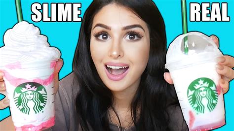 Making Food Out Of Slime Learn To Make Diy Slime Vs Real Food