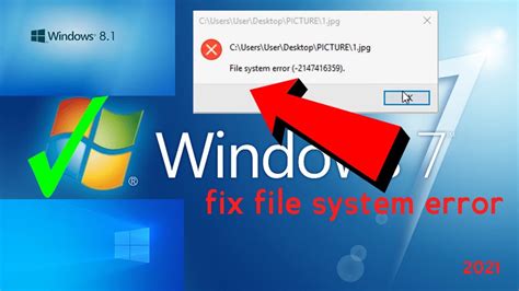 How To Fix File System Error In Windows And Easy Fix Tool My Windows Keep Crashing