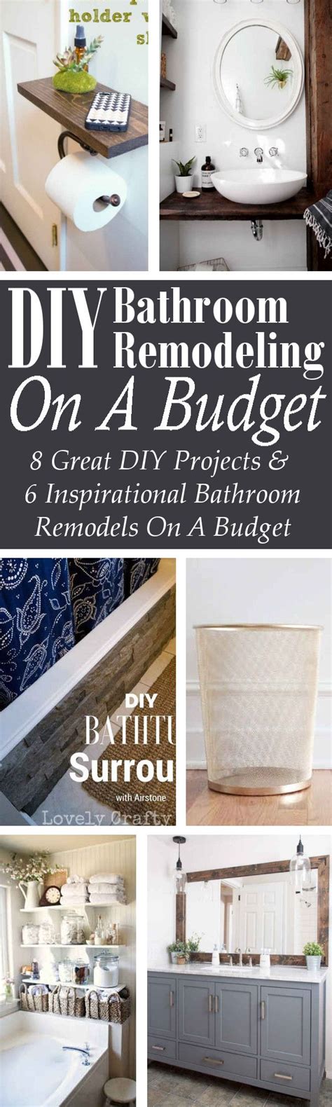 Diy Bathroom Remodeling On A Budget Bathroom Transformations And Do It