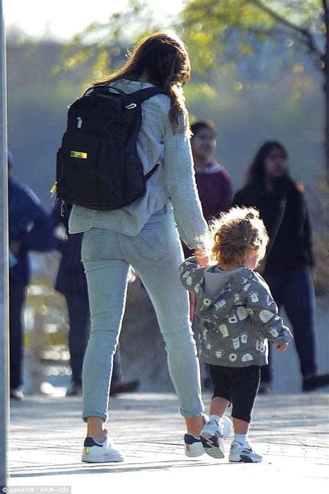 Jessica Biel Walks Hand In Hand With Adorable Son Silas Daily Mail Online