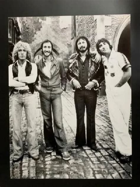 The Who Photograph 1978 Keith Moon Pete Townshend Roger Daltrey John