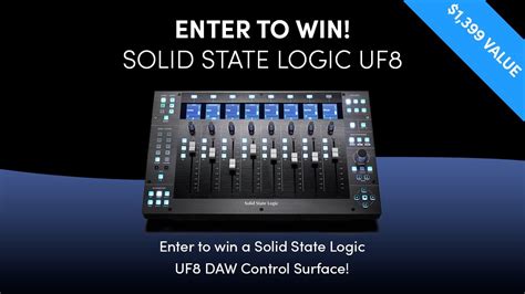 Solid State Logic Uf8 Daw Control Surface Contest At Front End Audio