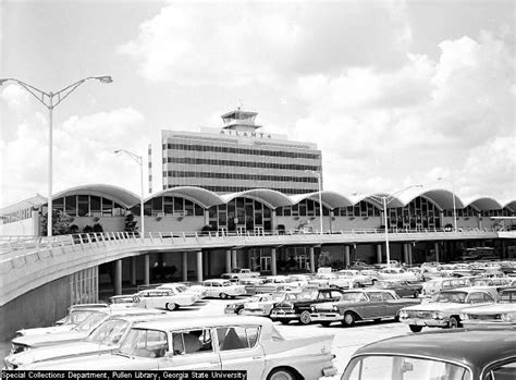 1960s Atlanta Airport Atlanta Airport Hartsfieldjackson Atlanta