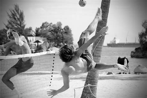 In 1935, during the golden jubilee celebrations, the game of sepak raga was played on a badminton court, in the malaysian state of negeri sembilan. Sepaktakraw Beach | One of the world's most amazing games ...